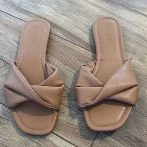 J. Crew Women's Brown Twist Sandals